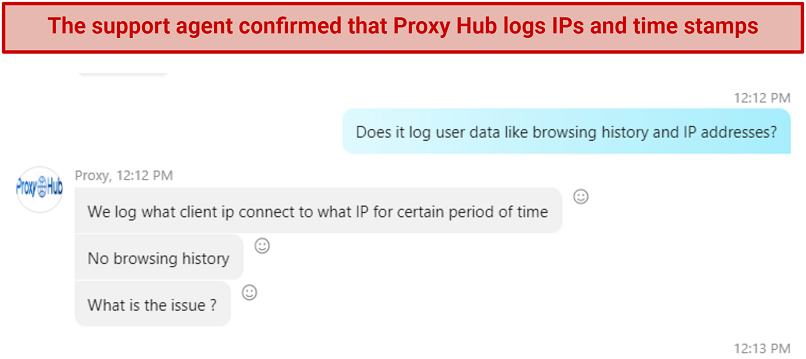 Does Proxy Hub Keep Logs? Yes